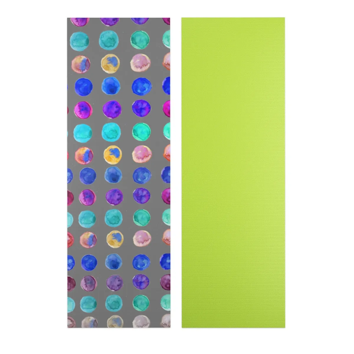 Tademaru Cute Polka Dot Colorful Yoga Mat   Yoga Bag Full 2-Piece Set - Made in USA