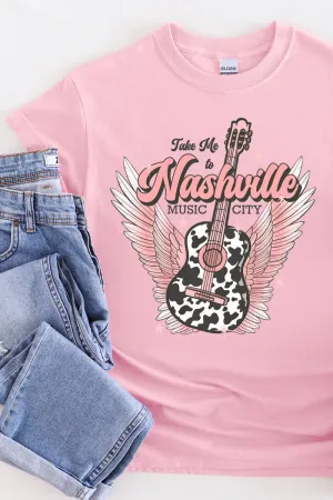 Take Me To Nashville Short Sleeve Relaxed Fit T-Shirt