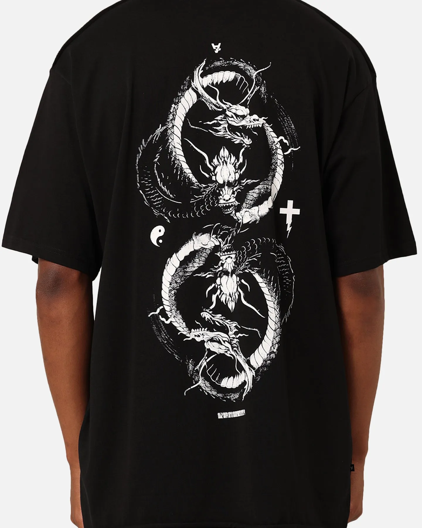 The Anti Order Double Dragon Baggy T-Shirt Black