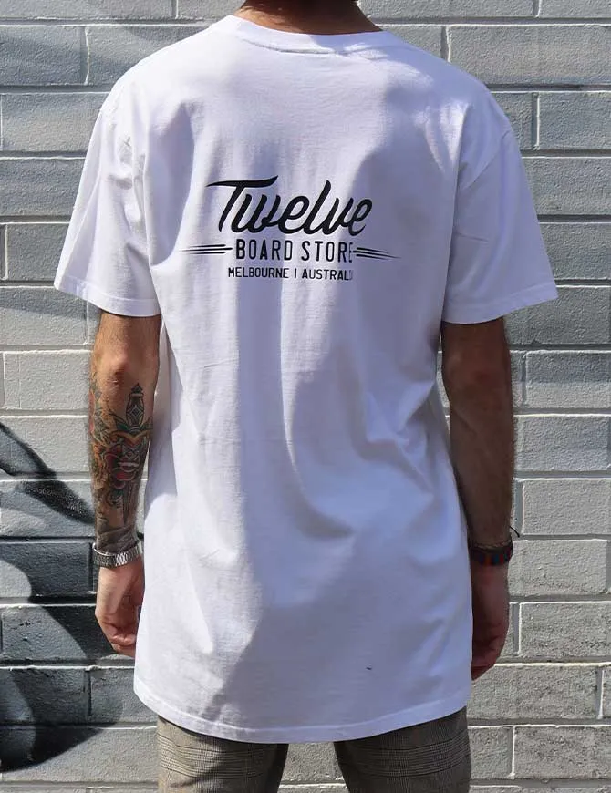 Twelve Melbs Tall Tee | White