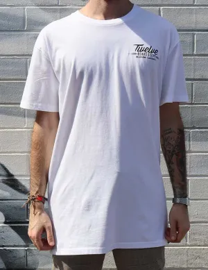 Twelve Melbs Tall Tee | White