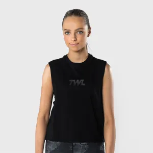 TWL - WOMEN'S SLASH CROP - TRIPLE BLACK