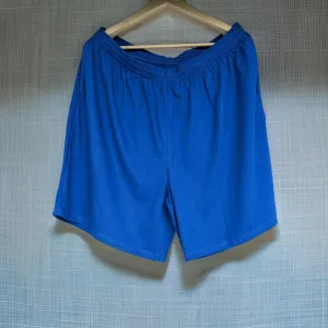 Vibrant Blue Cotton Shorts