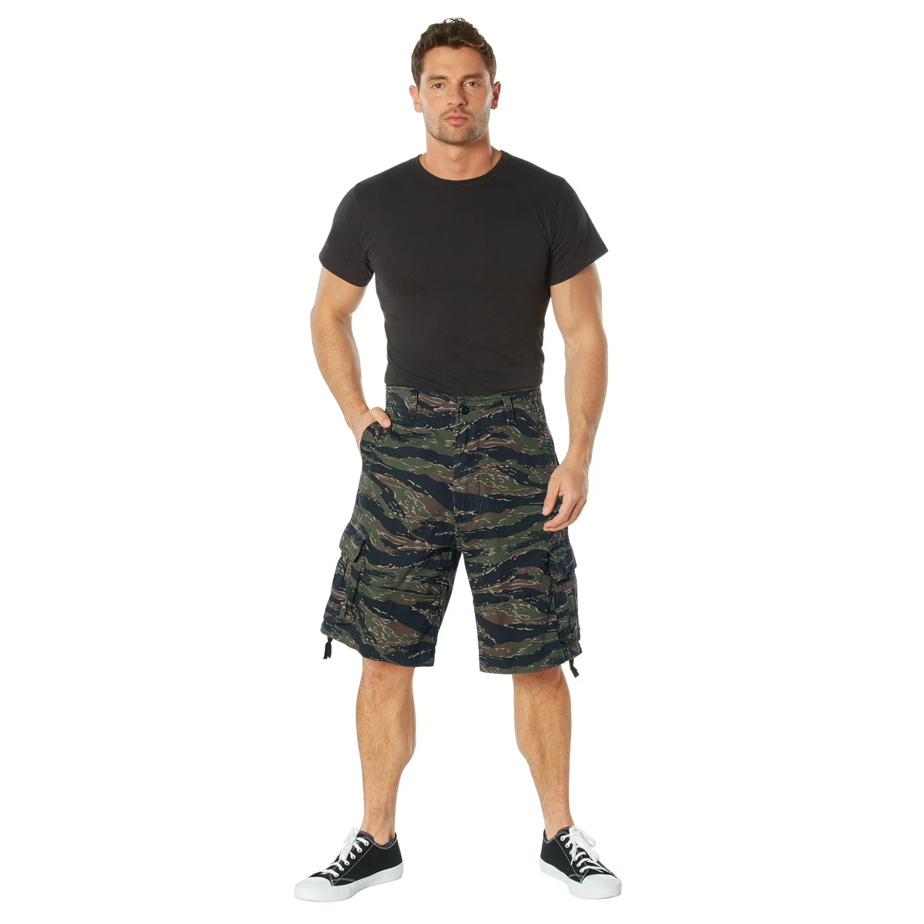 Vintage Infantry Utility Short- Tiger Stripe