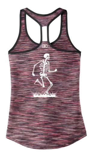 Women's Reflective Tank Top - Skeleton