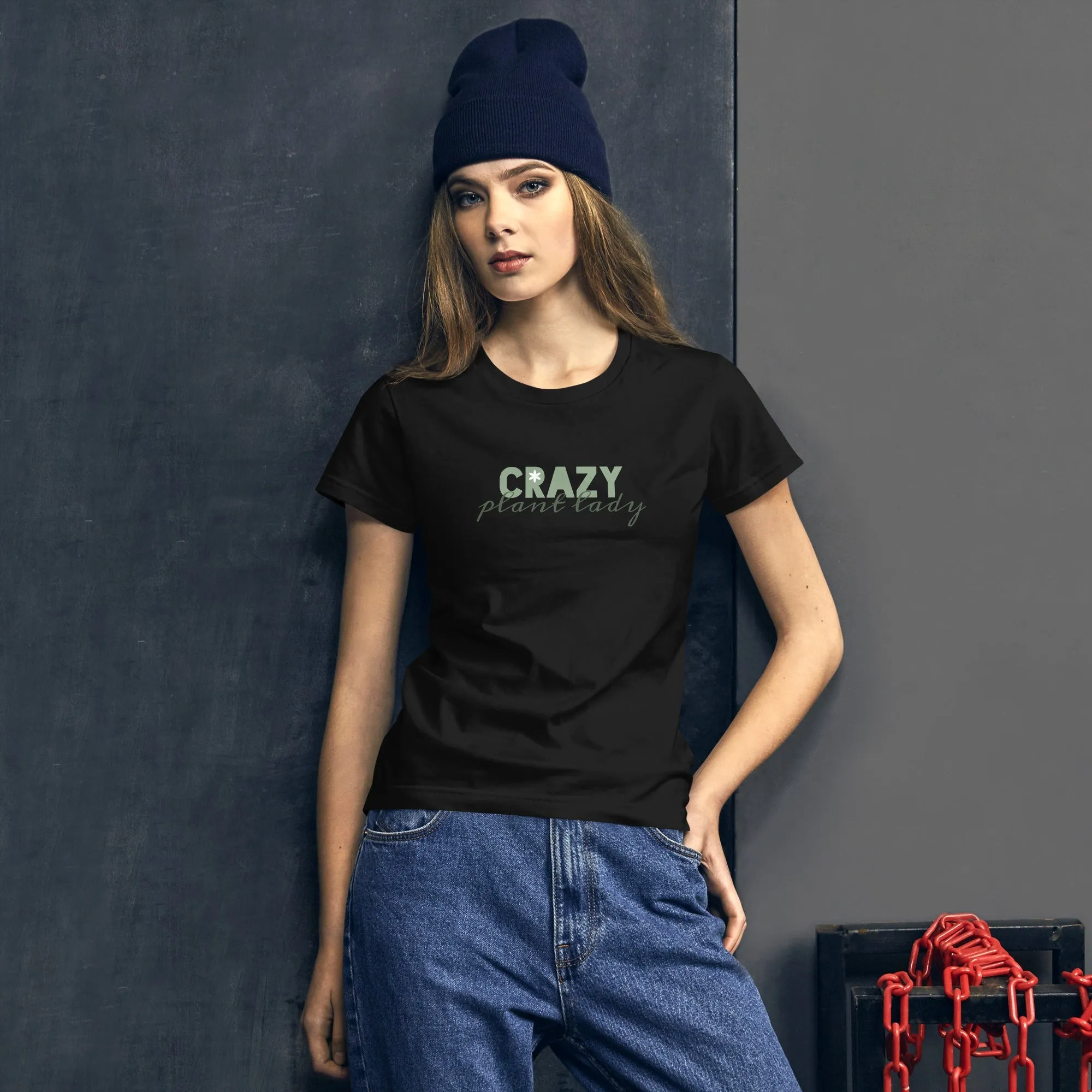 Women's short sleeve t-shirt | Crazy Plant Lady