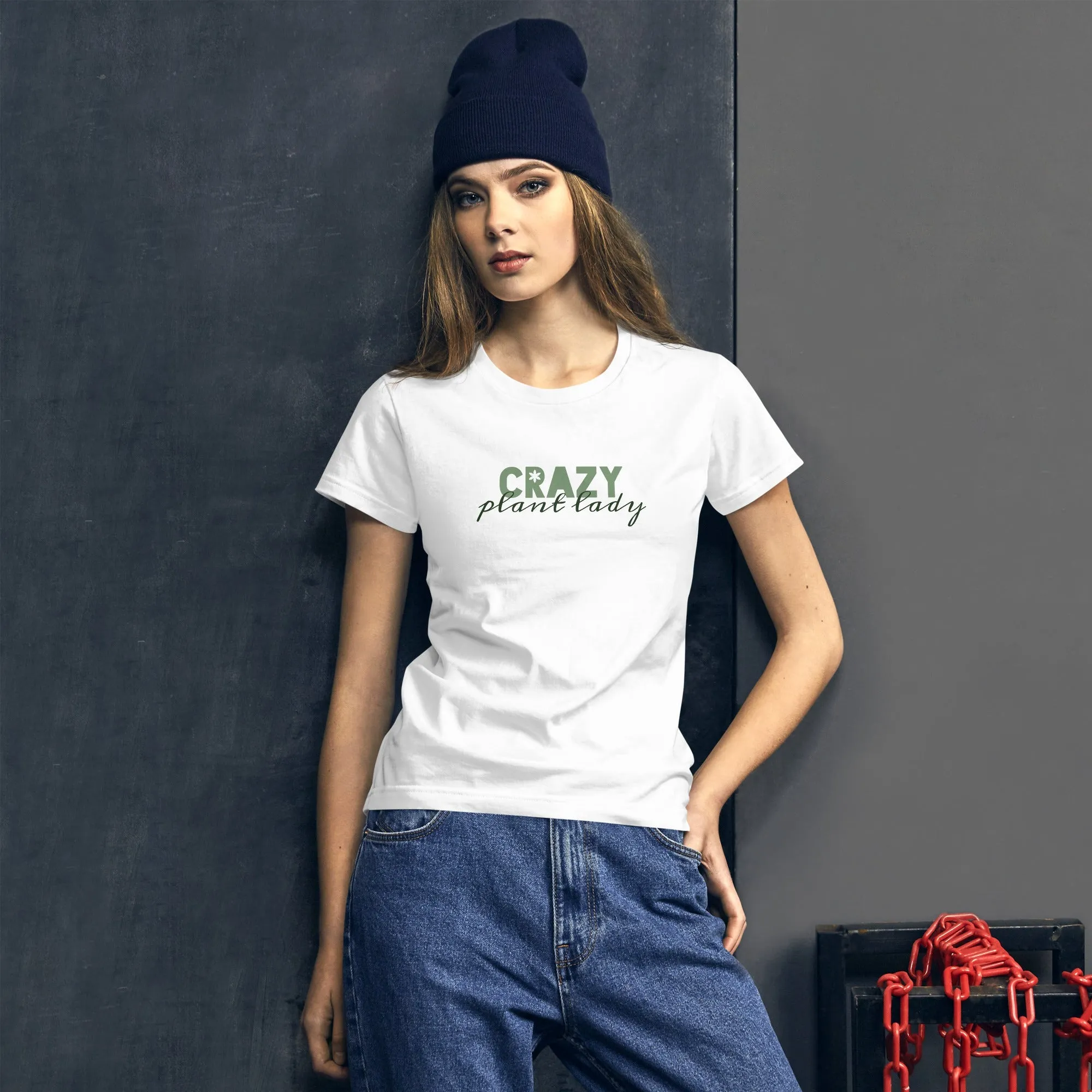 Women's short sleeve t-shirt | Crazy Plant Lady